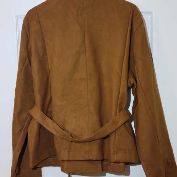Faux suede jacket - Picture 2 of 4